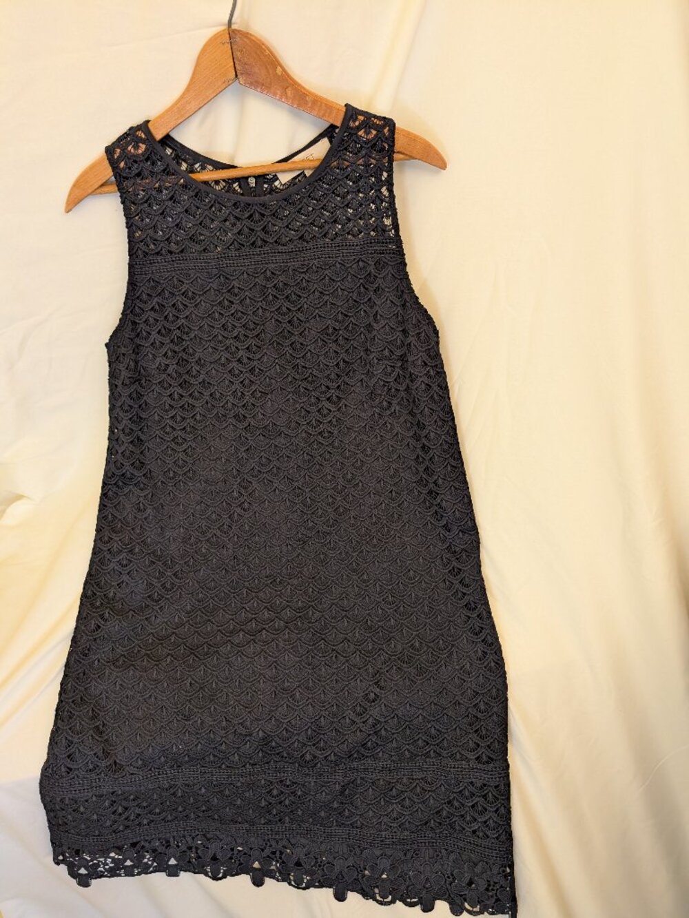 LOFT Black Lace Cocktail Dress